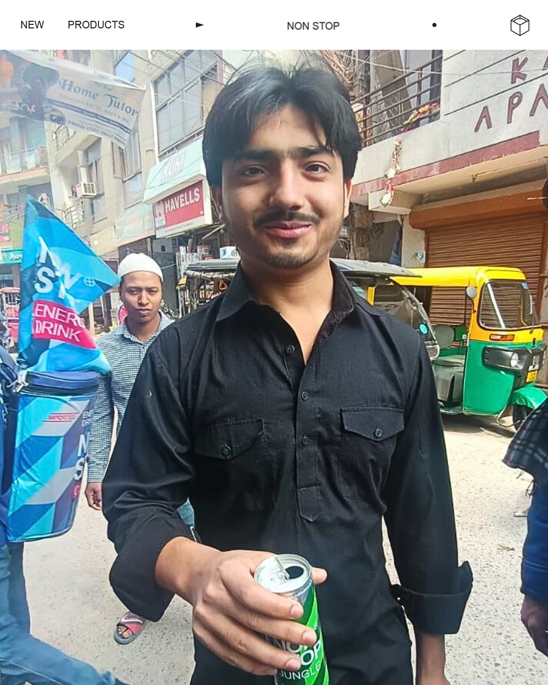Bikers carrying the NON STOP energy through the streets of New Delhi and northern India!